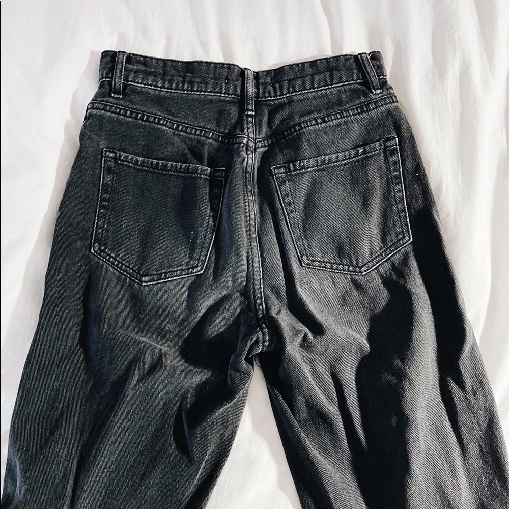 Pacsun ripped washed black jeans